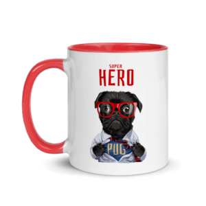 white ceramic mug with color inside red 11oz left 616ab887e55eb