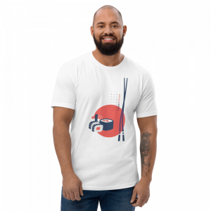 mens fitted t shirt white front 61772369321cb
