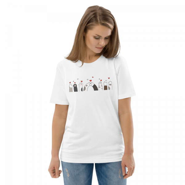 unisex organic cotton t shirt white front 2 6172fbb636a38